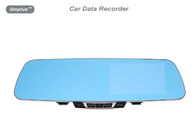 Automóvel do espelho retrovisor/gravador de dados DVR do carro com inserir Mic de GPS