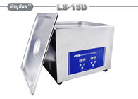 Líquido de limpeza ultrassônico do tampo da mesa da indicação digital de 15 litros com Draninage, LS -15D