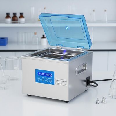 2.5L Tanque de Limpeza Capacidade Limpador Ultrassônico de Mesa Apresentando Baixo Nível de Ruído Adequado para Laboratório e Industrial