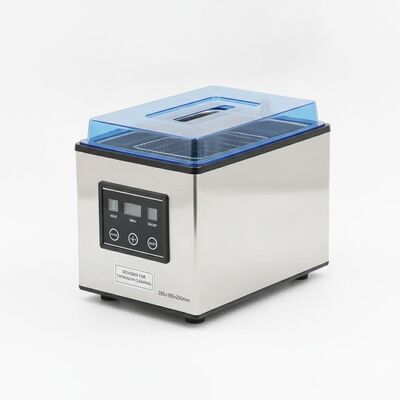 2.5L Capacidade do tanque de limpeza Limpador de ultra-som de banheira de aço inoxidável tamanho 280x180x200mm projetado para limpeza completa