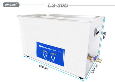 Líquido de limpeza ultrassônico do tampo da mesa profissional do motor com tampa 30L 40kHz 600W do balancim do eixo de cames